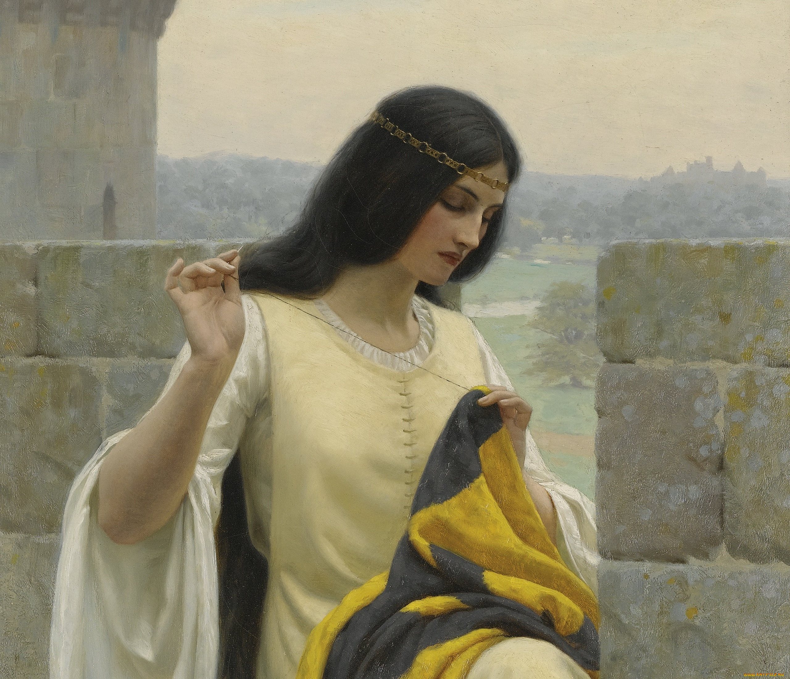 edmund blair leighton, , , , , , , , , , , , 